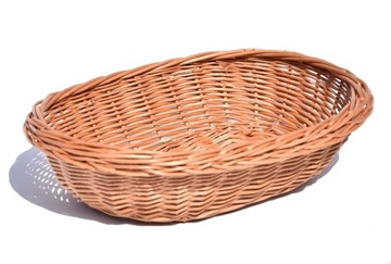 Taca wiklinowa Tacka na pieczywo chleb wiklina