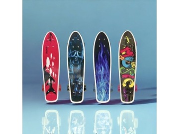 FISZKA СКЕЙТБОРД ДОСКА С ПОДСВЕТКОЙ КОЛЕСА LED 100кг