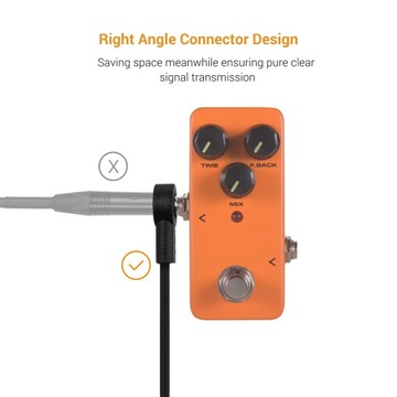 Ggiant AC-8 Guitar Effect Pedal Flat Patch Cables