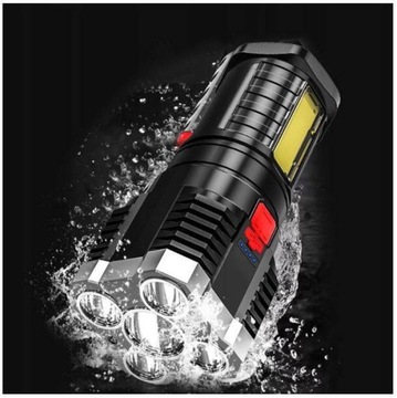 МОЩНЫЙ МАЛЕНЬКИЙ МЕГА ТАКТИЧЕСКИЙ ФОНАРЬ COB ZOOM LED С ЗАРЯЖКОЙ USB