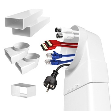 Кабельный телеканал 110x55, встраиваемый, добротного качества, 1 метр польский