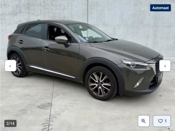 Mazda CX-3 Crossover 2.0 SKY-G i-ELOOP 150KM 2016 MAZDA CX-3 SKY PASSION! Super stan!, zdjęcie 2