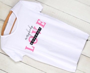 ФУТБОЛКА, РУБАШКА ПОД СВИТЕР Надпись LOVE M/L T83.