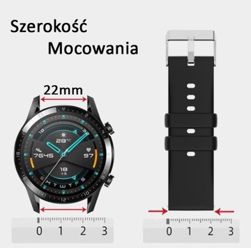 OPASKA PASEK 22mm UNIWERSALNY do ZEGARKA SMARTWATCH SAMSUNG HUAWEI XIAOMI