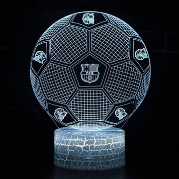 3D светодиодный USB-ночник ФК Барселона Футбол