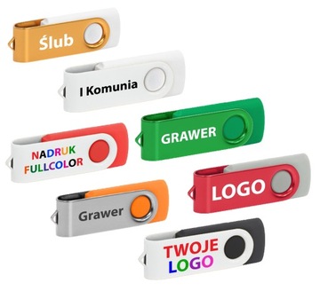 Pendrive twister 16GB usb2.0 z nadrukiem, logo 10x