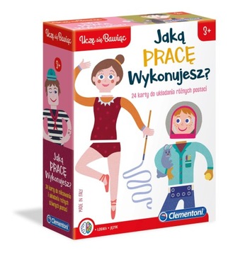 CLEMENTONI GRA JAKĄ PRACĘ WYKONUJESZ ? UKŁADANKA 6 POSTACI RÓŻNE ZAWODY
