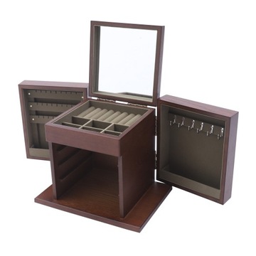 5-слойная деревянная шкатулка для драгоценностей