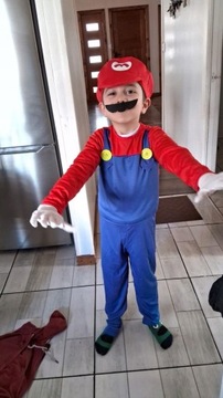 STRÓJ KOSTIUM 4w1 FILMOWY SUPER MARIO BROS 98/110 ( S ) balovelove