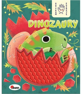 KSIĄŻECZKA SENSORYCZNA DOTYKAM POZNAJĘ DINOZAURY