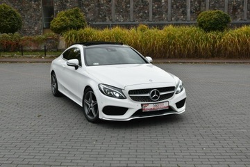 Mercedes Klasa C W205 Coupe 200 184KM 2016 Mercedes C 200 Coupe 2023r. Polski SALON AMG, zdjęcie 18
