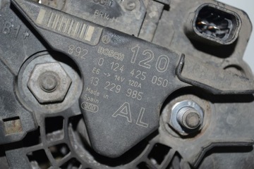 ALTERNÁTOR ASTRA H ZAFIRA B 1.8 0124425050 120A