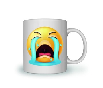 Kubek emotikona cry