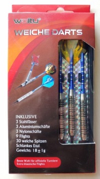 НАБОР ИЗ 3 ДРОТИКОВ 18 Г.