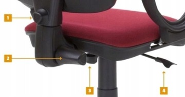 Лабораторный стул LK Standard Plus со спинкой