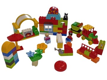 LEGO Duplo Mix Оригинальные блоки, фигурки животных, транспортные средства 1 кг 1 кг
