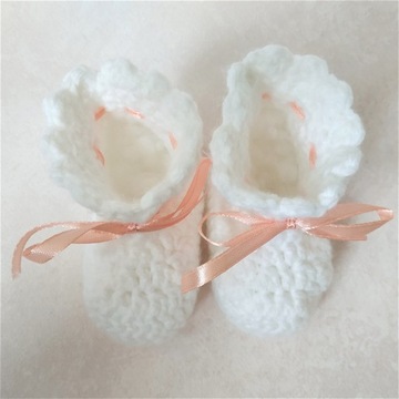 крестильный набор, шапка + теплая зимняя обувь