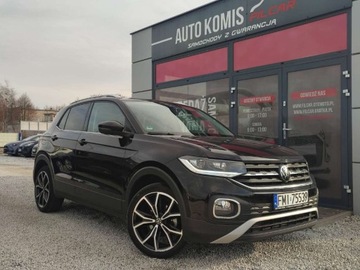 Volkswagen T-Cross SUV 1.0 TSI 110KM 2021 Volkswagen T-Cross GWARANCJA 100 BEZWYPADKOWY Automat 47tys km 1-Wlasc. Za