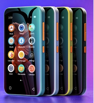 MP3-плеер с Wi-Fi, Bluetooth, сенсорным экраном 4 дюйма, FM-радио, диктофоном + БЕСПЛАТНЫЕ ПОДАРКИ