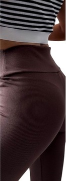 LEGGINSY PRĄŻKOWANE SPODNIE PRĄŻEK GETRY 4XL/5XL