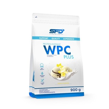 SFD WPC PROTEIN PLUS 900G BIAŁKO SERWATKOWE WHEY SPORT MIĘŚNIE REGENERACJA