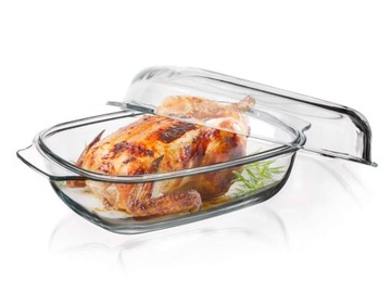 NACZYNIE ŻAROODPORNE OWALNE duże 5,7L Banquet Caseo BRYTFANKA