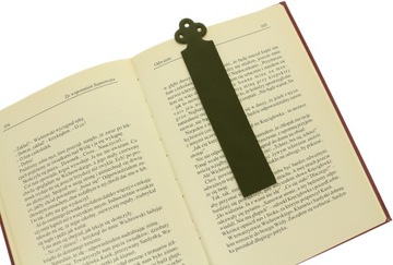 Закладка кожаная, кожа ТЕМНО-СИНЯЯ PL