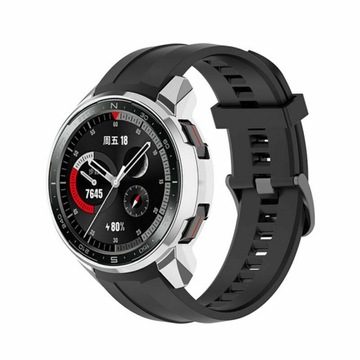 МЕТАЛЛИЧЕСКИЙ СИЛИКОНОВЫЙ КОРПУС ДЛЯ HUAWEI HONOR WATCH GS PRO