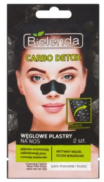 Bielenda Carbo Detox węglowe plastry na nos 2szt.