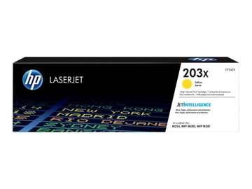 Oryginalny Toner HP 203X Żółty (Yellow) CF542X