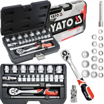 НАБОР ТОРЦЕВЫХ КЛЮЧЕЙ YATO ТОРЦЕВЫЕ КЛЮЧИ 3/8'', 22 ШТ. YT-38561