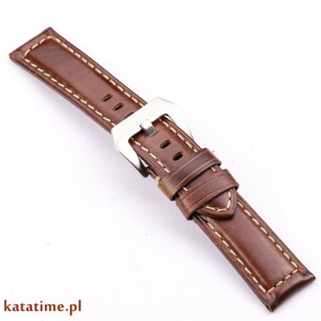PASEK DO ZEGARKA smartwacha brązowy 22 mm skóra iWatch Apple smartwatch