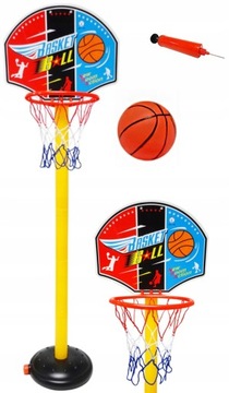 БАСКЕТБОЛЬНЫЙ НАБОР ДЕТСКИЙ БАСКЕТБОЛЬНЫЙ МЯЧ 140 СМ