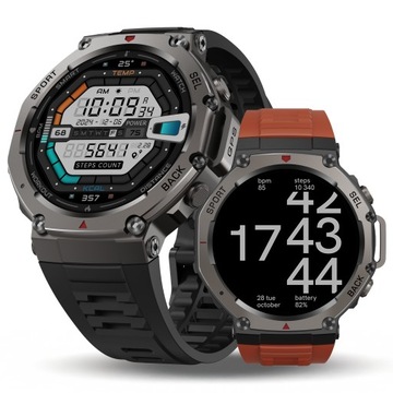 SMARTWATCH MĘSKI GPS ZEGAREK MENU POLSKIE ROZMOWY ZDROWIE SMART WATCH SPORT