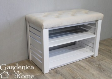 ШКАФ ДЛЯ ОБУВИ, СТЕГАНОЕ СИДЕНЬЕ, ПРИХОЖАЯ