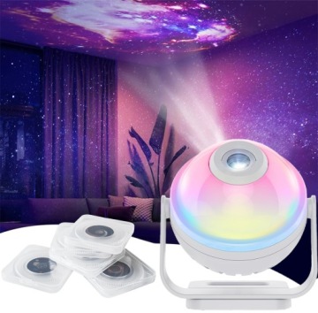 УМНЫЙ ПЛАНЕТАРИЙ ЗВЕЗДЫ ПРОЕКТОР RGBW НОЧНАЯ ЛАМПА BT ДИНАМИК ПРИЛОЖЕНИЕ ДИСТАНЦИОННОЕ УПРАВЛЕНИЕ