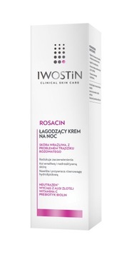 IWOSTIN ROSACIN Krem Łagodzący Na Noc 40 ML