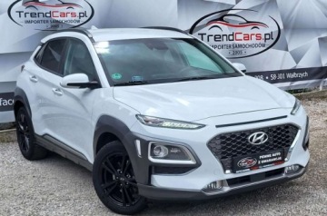 Hyundai Kona I Crossover 1.6 T-GDI 177KM 2019 Hyundai Kona 1.6 177 KM Navi AUTOMAT bezwypadkowy serwisowany oplacony 1.6