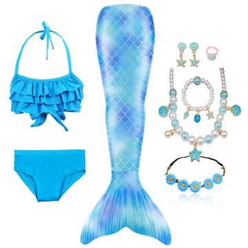 STRÓJ KĄPIELOWY OGON SYRENY ARIEL SYRENKA BIKINI