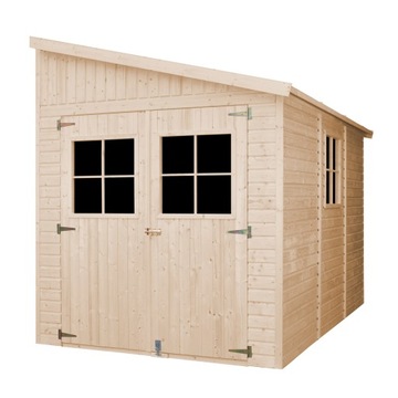 Domek ogrodowy drewniany, Szopa narzędziowa -6m²