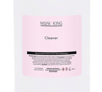 Mani King Cosmetic Очиститель ногтей Обезжириватель 1000 мл