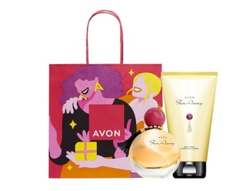 AVON FAR AWAY ZESTAW UPOMINKOWY 2 KOSMETYKI + TOREBKA