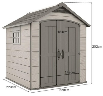 Сарай для инструментов PREMIER 757 - 282x224см - KETER