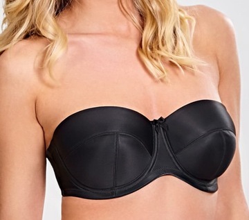 NOWY stanik Panache Evie Strapless EU: 60H / 60K UK: 28H odpinane ramiączka