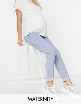 MATERNITY SPODNIE JEANSOWE S 174