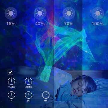 Звездный проектор, ночной свет, проектор для детей, светодиодный лазер, северное сияние