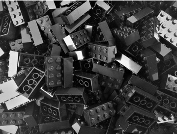 Lego 3001 Klocek 2X4 Czarny 9 Szt.