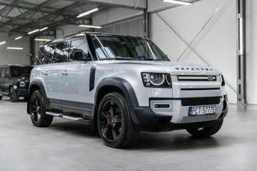 Land Rover Defender IV (L663) Hard Top 90 3.0D R6 250KM 2023 Land Rover Defender 110 3.0D 250KM. Salon PL. FV., zdjęcie 3