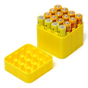 Organizer na baterie pudełko, pojemnik 16 AAA LR03