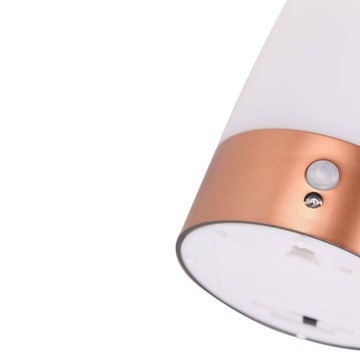 СВЕТОДИОДНАЯ НАСТОЛЬНАЯ ЛАМПА НА АККУМУЛЯТОРЕ, ТЁПЛЫЙ БЕЛЫЙ С ДАТЧИКОМ ДВИЖЕНИЯ